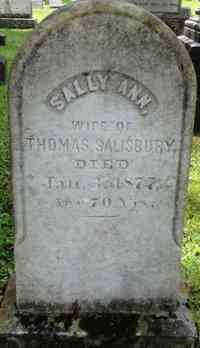 Sally Ann UNKNOWN - Grave