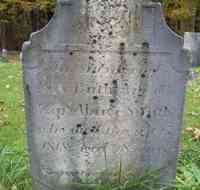 Ruth UNKNOWN - Grave  Inscription: MRS. RUTH wife of Capt. Abner Smith died 17 August 1818 age 98