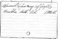 Rufus-Henry VAINCOURT - Birth