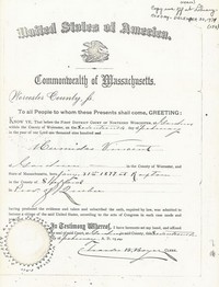 Philibert Hermidas VINCENT - Naturalization