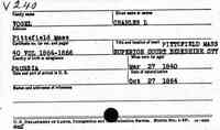 Carl (Charles) August VOGEL - 1864 Naturalization  New England, Petitions fo...Naturalization, 1787-1931 Massachusetts Berkshire County, Superior Court Copies of petitions and 