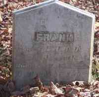Frank WADSWORTH - Grave  Wadsworth, E. H., (father),  Aug. 19, 1821 - July 10, 1893.  (Civil War)  Wadsworth, Diana,  his wife,  Mar. 11, 1826 - Jan. 12, 1892.
