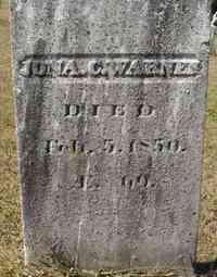 Jonathan Coleman WARNER - Grave