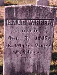 Isaac WARREN - Grave