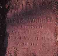 Rufus WARREN - Grave