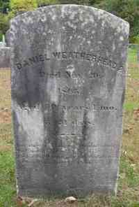 Daniel WEATHERHEAD - Grave