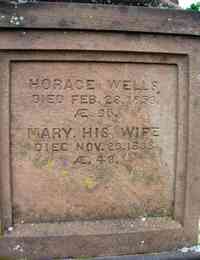 Horace WELLS - Grave