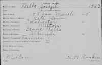 Henry Joseph WELLS - Birth Vermont, Vital Records, 1760-1954