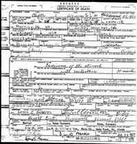 Clifton Lee WESCOM - Vermont State Archives and Records Administration; Montpelier, Vermont; Vermont Death Records, 1909-2008