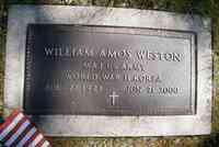 William Amos WESTON - Grave
