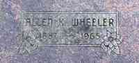 Allen King WHEELER - Grave