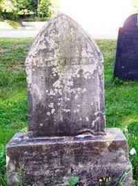 Isaac WHEELER - Grave  Isaac Wheeler died Apr ?2 ?? Elizabeth his wife Died Dec. 22 18??