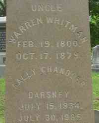 Warren WHITMAN - Grave