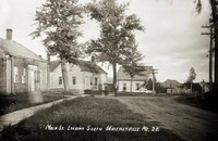 Whitneyville, Maine, USA - Main St. Looking South, Whitneyville, Me.