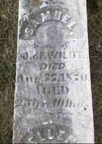 Samuel WILDT - Grave