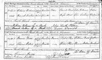 William WILLIAMS - 1845 marriage