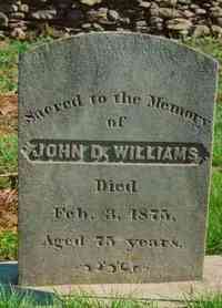 John D. WILLIAMS - Grave