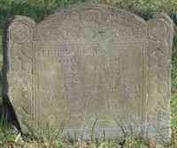 Dorcas WILSON - Grave  Inscription: HERE LYES ye BODY OF  DORCAS CLEVELAND WIFE TO AARON CLEVELAND AGED 57 YEARS & 10 MO DIED NOVEmbr ye 29 1714