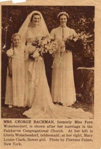 Fern WOLSCHENDORF - 1938 marriage