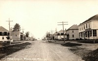 Woodland, Maine, USA - Main Street