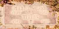 Maximilian Bernard "Max" WURST - Grave